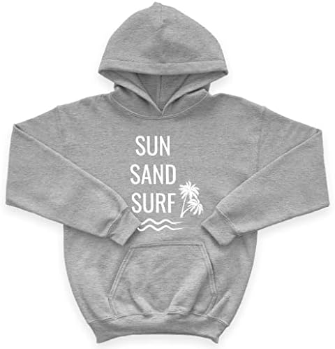 Sun Sand Surf Surf Kids 'Sponge Fleece Hoodie - Capuz de Beach Kids - Hoodie de verão para crianças