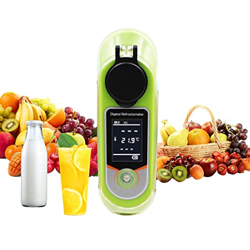 Refratômetro Brix Digital Brix Hojila, medidor de açúcar Brix para frutas, suco, vegetais, variação de