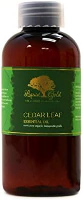 4,4 oz premium cedro folha de óleo essencial líquido ouro puro aromaterapia natural orgânica