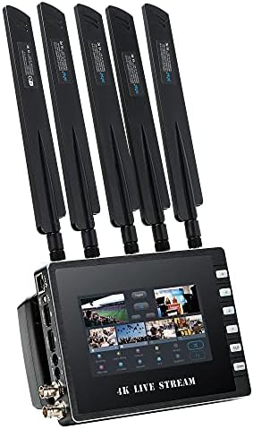 Haiweitech g pro-5g codificador 5g portátil para 4K Multi-Camera Streaming Studio Disposition Disposition