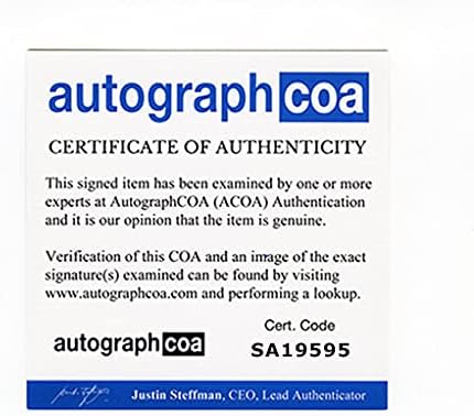 Dave Bautista Guardians da foto da galáxia assinada autografada autêntica ACOA COA