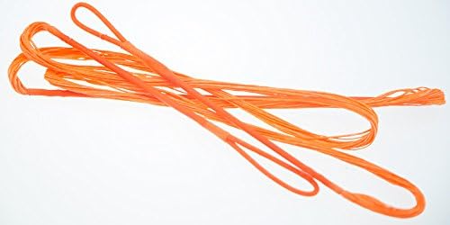 FLO Orange B -50 Substituição Dacron Recurve Bowstring - Comprimento real da corda - 18 fios Bow