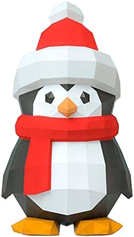 WLL-DP 3D Christmas Penguin Papel Modelo