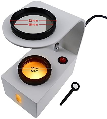 Gain Express Bench Tipo Polariscope LED Light com filtros rotativos de vidro Moissanite, Gemstone, Ametista,