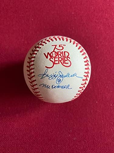 Reggie Jackson, autografado , Official World Series Baseball - beisebol autografado