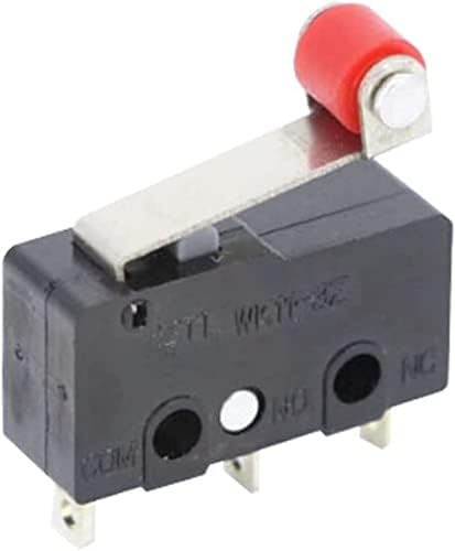 Botão de energia Botão 10 PCs Micro interruptor 2/3pin no/nc mini-limite interruptor 5a 250vac kw11-3z roller