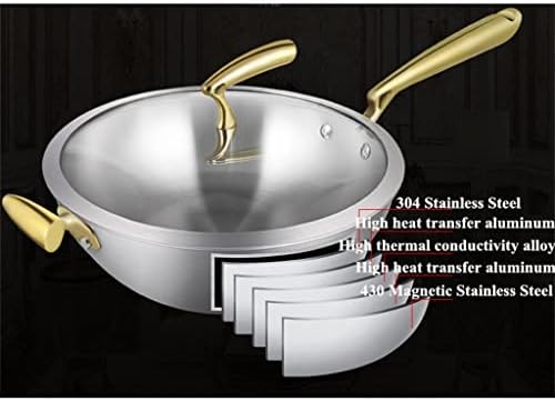SDFGH 304 Aço inoxidável Continental 9 peças utensílios de cozinha Conjunto Vaporer wok leite