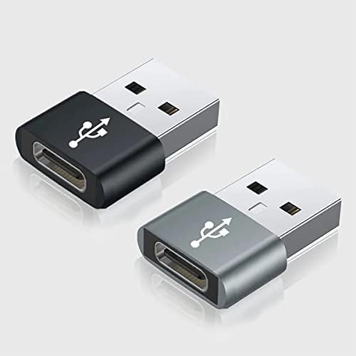 Usb-C fêmea para USB Adaptador rápido compatível com seu ASUS ASUS_I003D para Charger, Sync, dispositivos