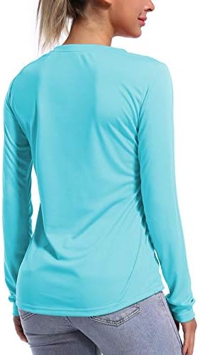 Bubblelime 4 Styles UPF Women 50+ Sun Protection Camiseta atlética Tops Quick Dry Outdoor Sports