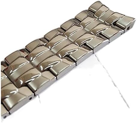 Relógio de metal ttucfa cinta aço inoxidável cinta para casio ef-550 ef-550d dobra relógio banda de metal pulseira
