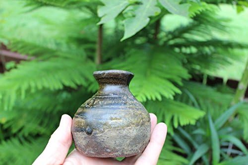 Dinastia Chosŏn Yi? Vaso de vidro marrom de chocolate coreano antigo