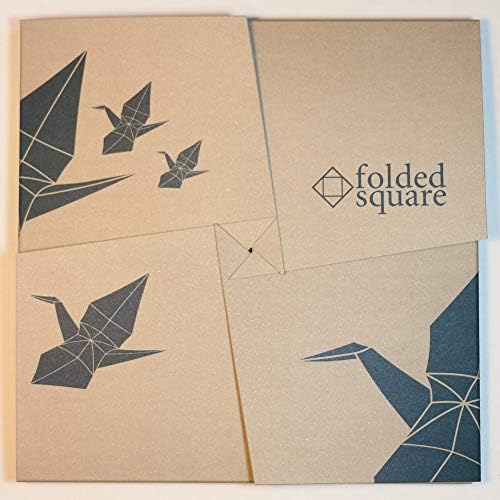 Conjunto de presentes de papel de origami | 100 folhas, quadrado de 6 ”| Coleção de cores clássicas