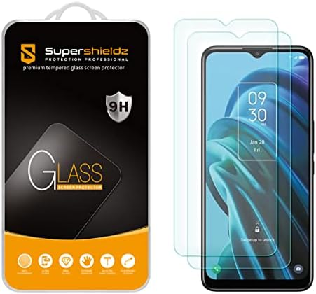 SuperShieldz projetado para TCL 30 XE 5G Protetor de tela de vidro temperado, anti -riscos, bolhas sem bolhas
