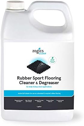 Limpador de piso de borracha Zogics - Concentrado mais limpo e degreser para serviço pesado para pisos e tapetes
