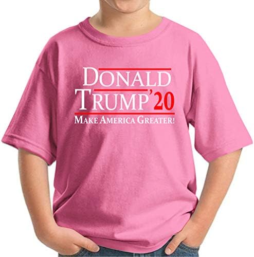 PEKATEES DONALD Trump 20 camisa da juventude 2020 Trump para presidente dos EUA camisas para crianças