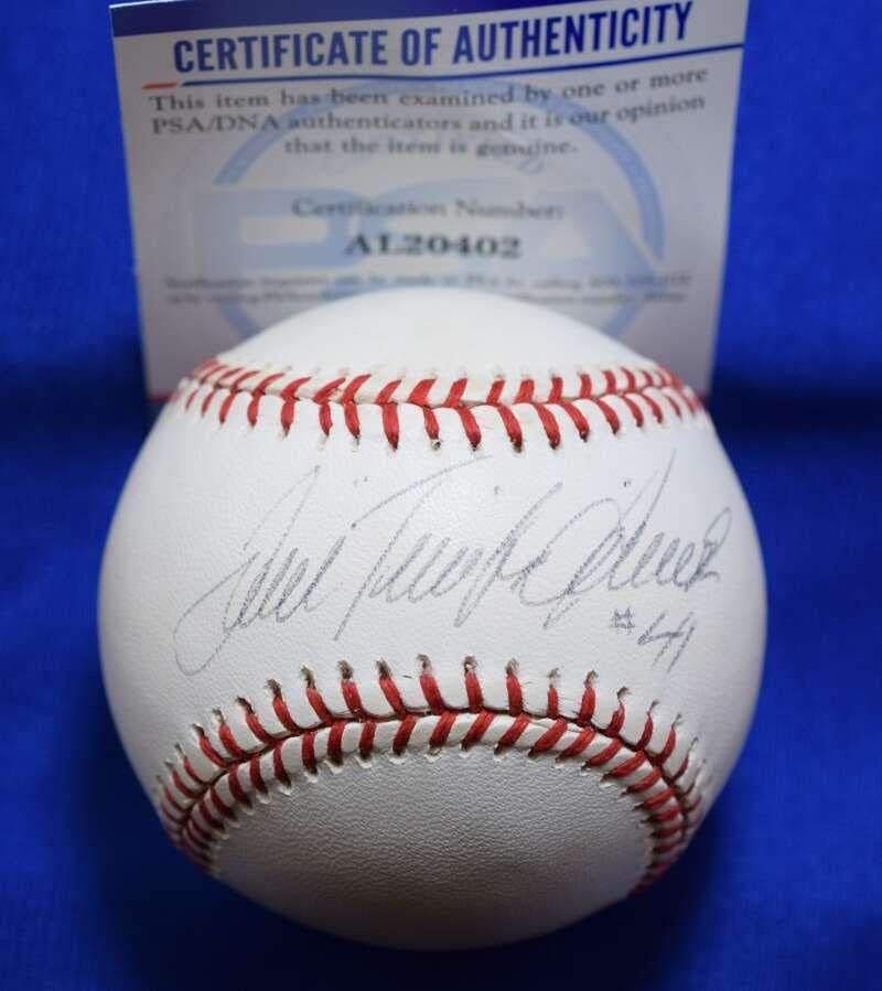 Tom Terrific Seaver PSA DNA CoA Autograph National League ONL Baseball assinado - Bolalls autografados