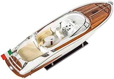 SeaCraft Gallery Rivarama Modelo de madeira artesanal 27.5 - Decoração de madeira modelo de barco de velocidade