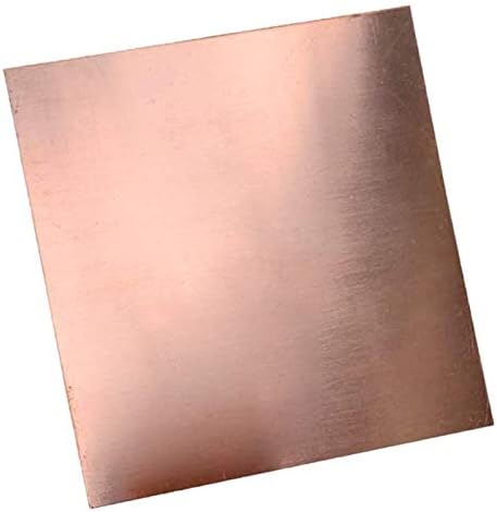 Haoktsb Placa Brass Folha de metal de latão de metal, metais de percisão para folha de experimento DIY Folha