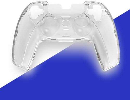 Clear PC Cover Case Protector Skin com Acessórios do controlador de tampa joystick para PlayStation 5
