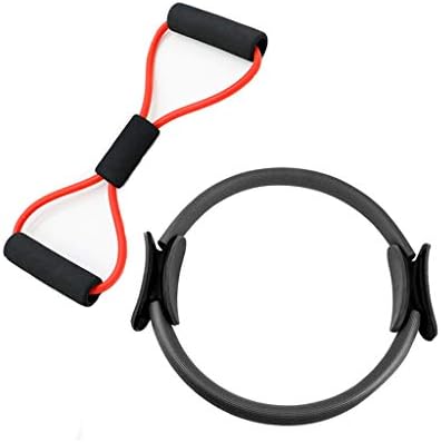Yoga Fitness Suit de látex puxar corda Pilates Circle Yoga Circle é usada para treinar a força e