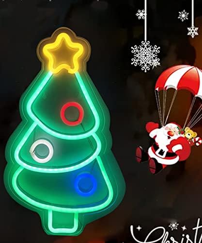 Sinais de néon de árvore de Natal para decoração de parede de Natal LED NEON NEON NEON SILH