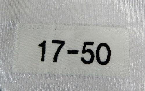 2017 Dallas Cowboys 53 Jogo emitido White Practice Jersey DP18894 - Jerseys de Jerseys usados ​​na NFL não