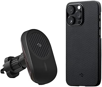 Pitaka Magsafe Caso para iPhone 14 Pro 6,1 polegadas e MagSafe Mount Mount Charger Magnetic Wireless Charging