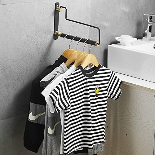 Shunli secar racks dobráveis ​​cabide de roupas montada com braço de 180 ° Swing, roupas de lavanderia Sistema