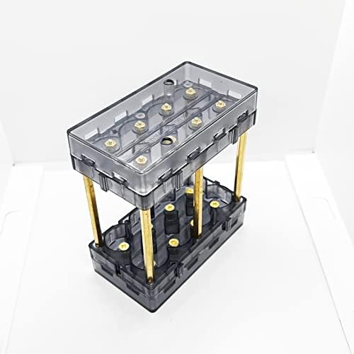 Kit de armazenamento de energia DIY de bistook 18650 suporte de caixa de bateria Slot Slot PC+Material plástico