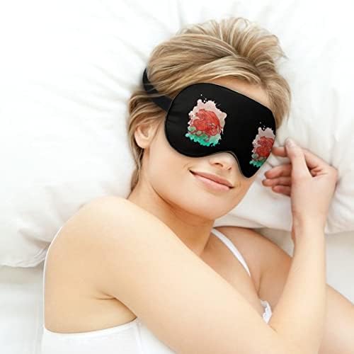 A máscara de olho macio de dragão galês eficazes de máscara de sono com sombra de conforto com cinta elástica