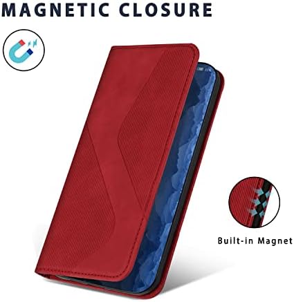 Caixa Zonnavi para iPhone XS Max Wallet Case com suporte para cartão, estojo de couro PU premium