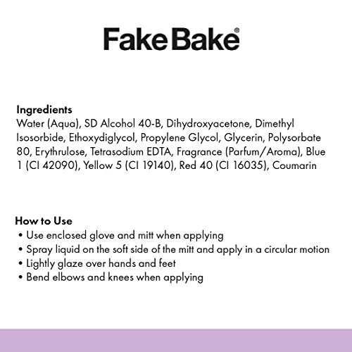 Bake falso impecável Spray líquido auto-tanque 6 oz com compacto bronzeador