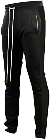 Captura de tela Mens Hip Hop Premium Slim Fit Fit Winter Fleece Pants Florces - Baixo de Jogador Athletic com