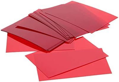 Red-Red 3D óculos Filtro Paper Resina Lente 3D Game-Extra Upgrade Style24pcs, Aicosineg