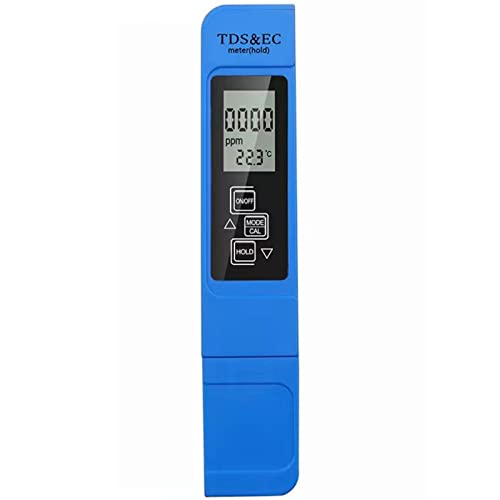 Testador de água digital TDS Testador de água, Tuecota TDS Testador 3 em 1 Temperatura TDS e medidor de