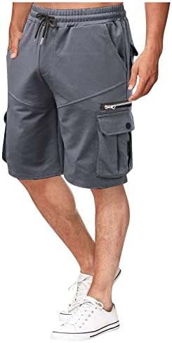 Shorts de carga ADSSDQ para homens, shorts de carga casual de verão masculino Soldiz de cor de