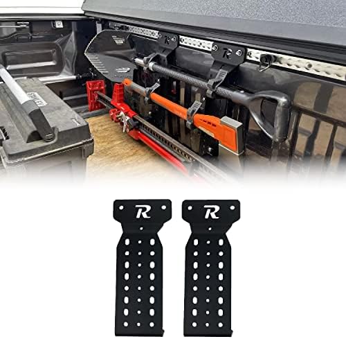 Rago Fabration Bed Rail Modular Mount para 2007-2023 Toyota Tundra 2ª e 3ª geração | Mount Shovels, placas de