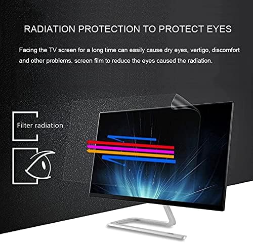 CHHD Anti Glare TV Tela Protector de 27-70 polegadas Filtro de tela fosca Anti-Blue Light/Anti Scratch Film, faça