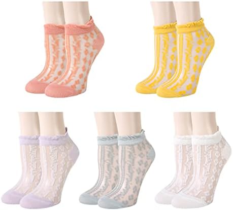 Benefit Sox Women Girls Nylon Socks Transparente Sheer Socks Mesh Mesh Fino Novelty Meias de renda