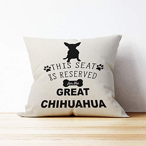 Este assento é reservado para o Great Chihuahua Throw Proasshol, presentes para amantes de cães, presente