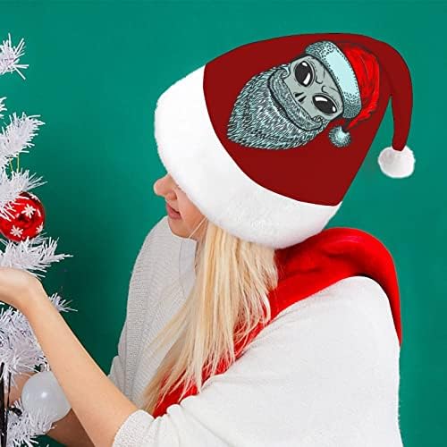 Chapéus de Natal Alien Alien Alien Hats Chapéus de Natal para férias Festas de Festas de Natal