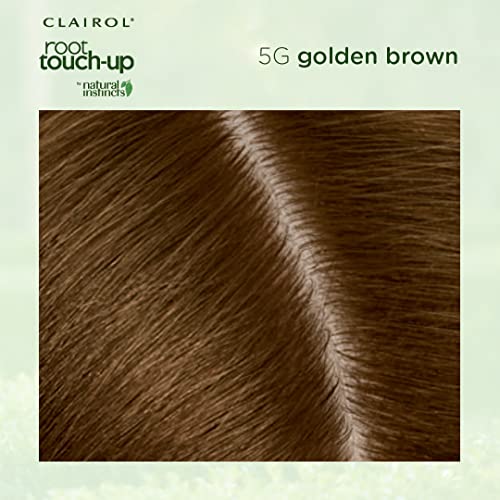 Touch-up da raiz de Clairol por instintos naturais corante permanente de cabelo, cor de cabelo castanho