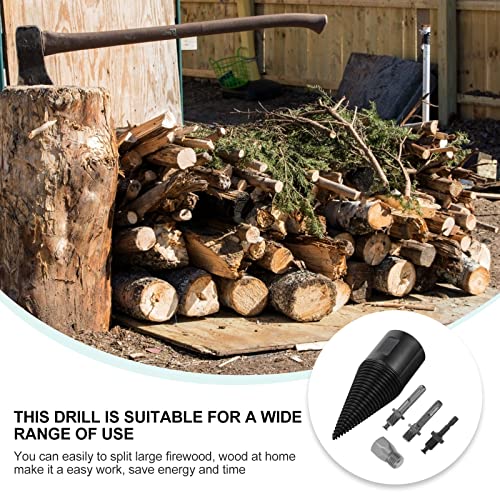 Doitool 8 PCs Corte de madeira doméstica Bit Bit Firewood Machine Chop Firewood Bits Home Tools