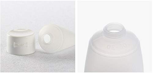 6pcs 100ml/3,4oz reabastecer reabastecer o frasco de tubo macio de plástico transparente com