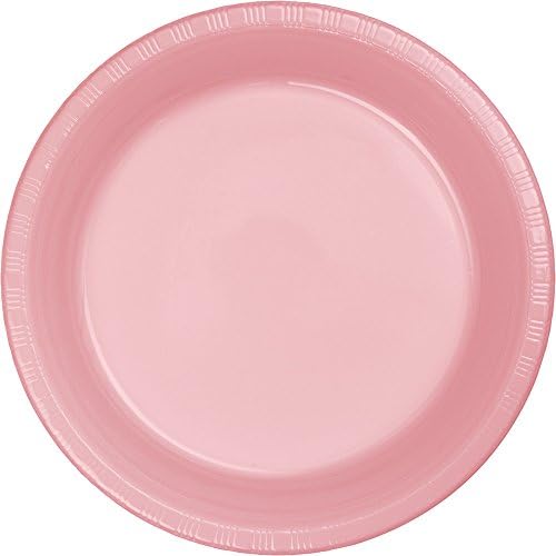Creative Converter 240 contagem de placas de plástico de sobremesa de cor, rosa clássico