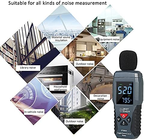 KFJBX Mini Digital Sound Ruído Medidor LCD Medição de Medição Medição Medição do Instrumento de