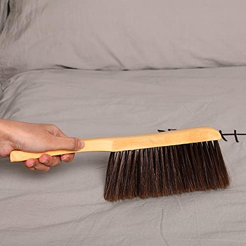 2 peças escovas de bancada de madeira lareira escova de cabelo escova de cabelos de cabelo macia mata -malha de