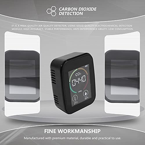Higrômetro Yardwe 1 Conjunto 3- In- 1 Detector de dióxido de carbono Dióxido de carbono Monitor de