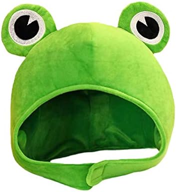 Chapéus de tamanho Chapplush poliéster Green-Frog Party Lady Após a temporada