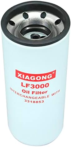 Xiagong LF3000, filtro de óleo diesel/lubrificante, spin-on, para motores Cummins 3318853 BD103